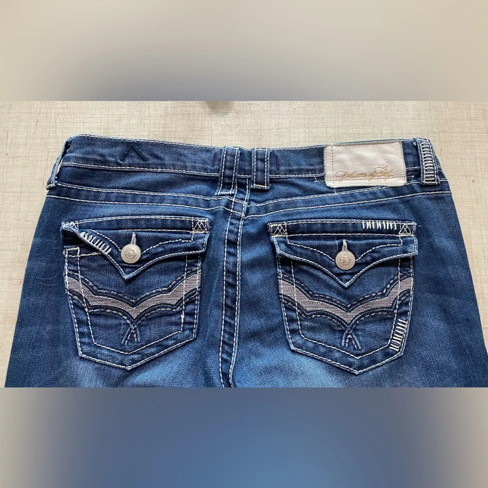 Plastic by gly women’s rise stretch jeans size 30x32 - Picture 3 of 11